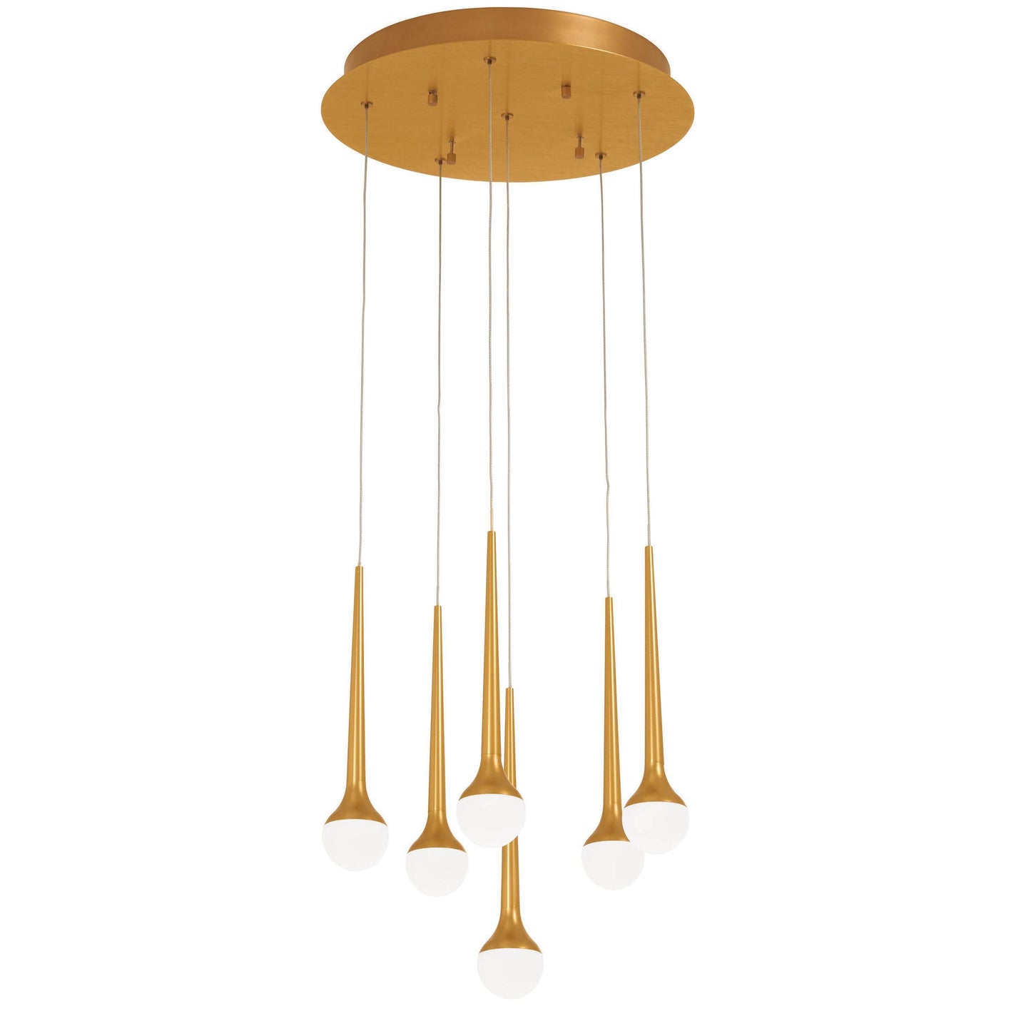 Honey Drip LED Round Multi Light Pendant Light