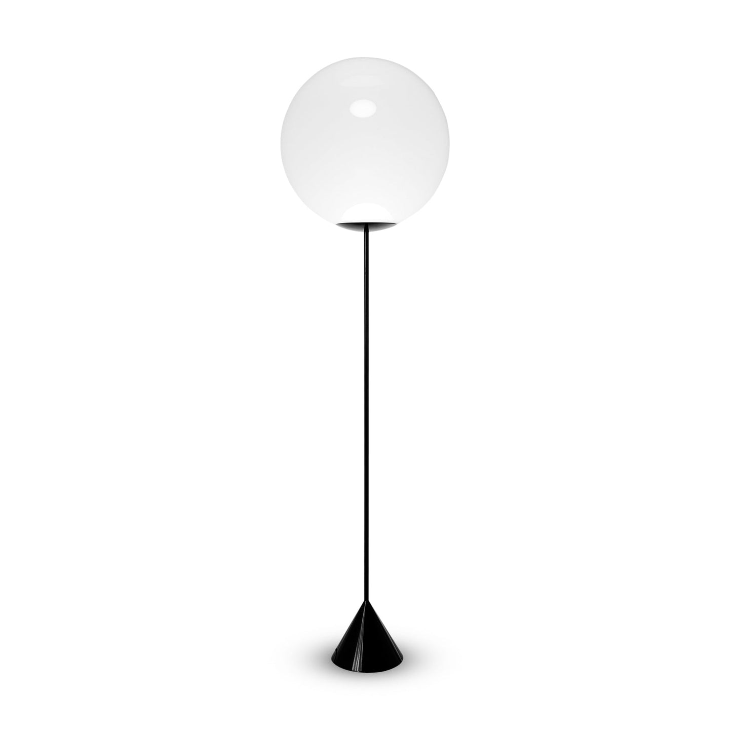 Opal Cone Floor Lamp