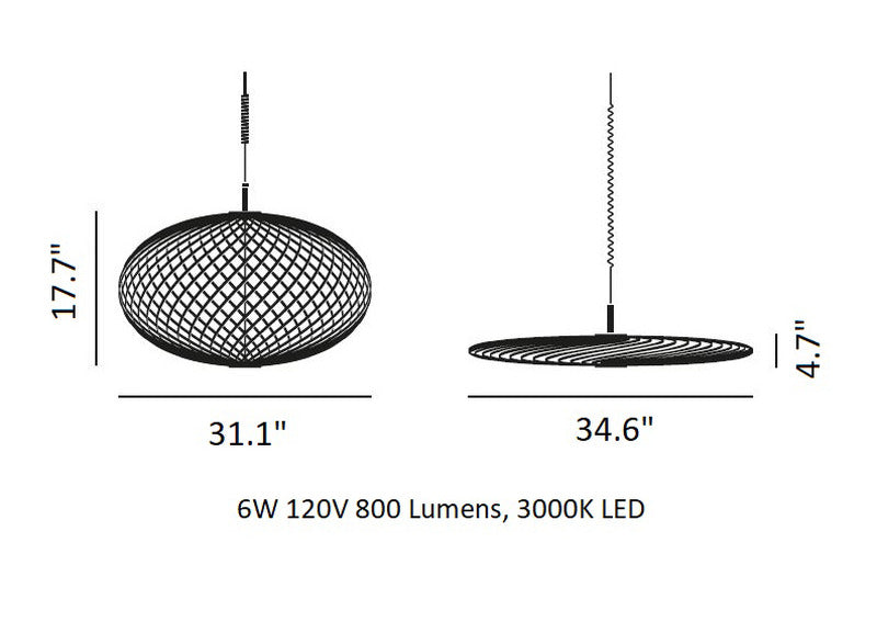 Spring LED Pendant Light