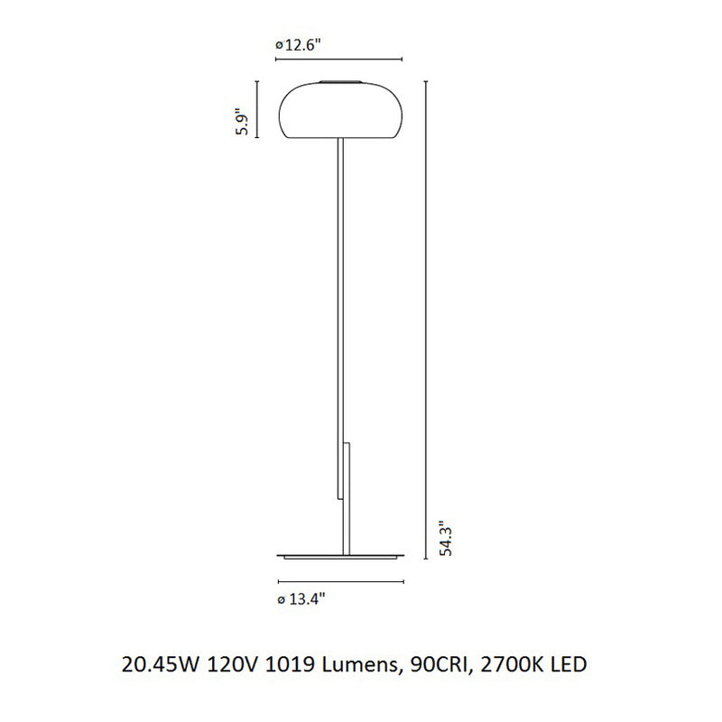 Vetra P LED Floor Lamp