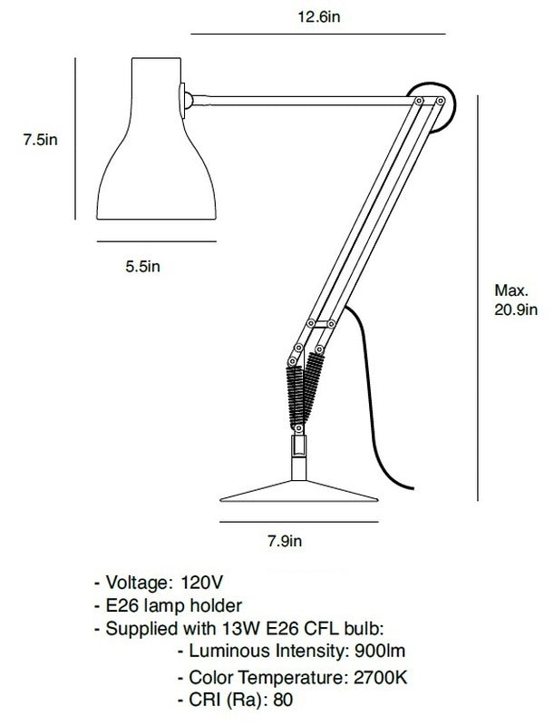 Type 75 Desk Lamp - Paul Smith - Edition 4