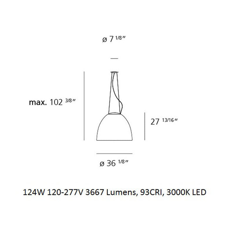 Nur 1618 LED Suspension Light