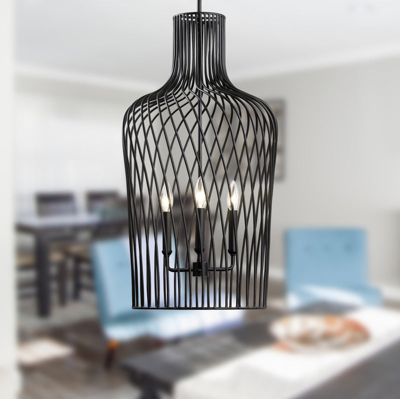 Elsa Wine Bottle Pendant Light