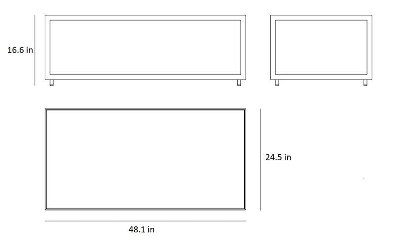 Rectangular Level Coffee Table