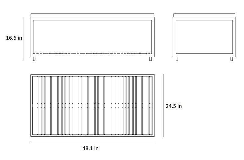 Rectangular Level Coffee Table