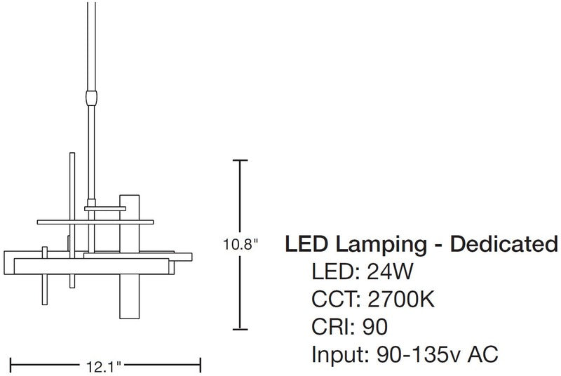 Planar Small Pendant Light