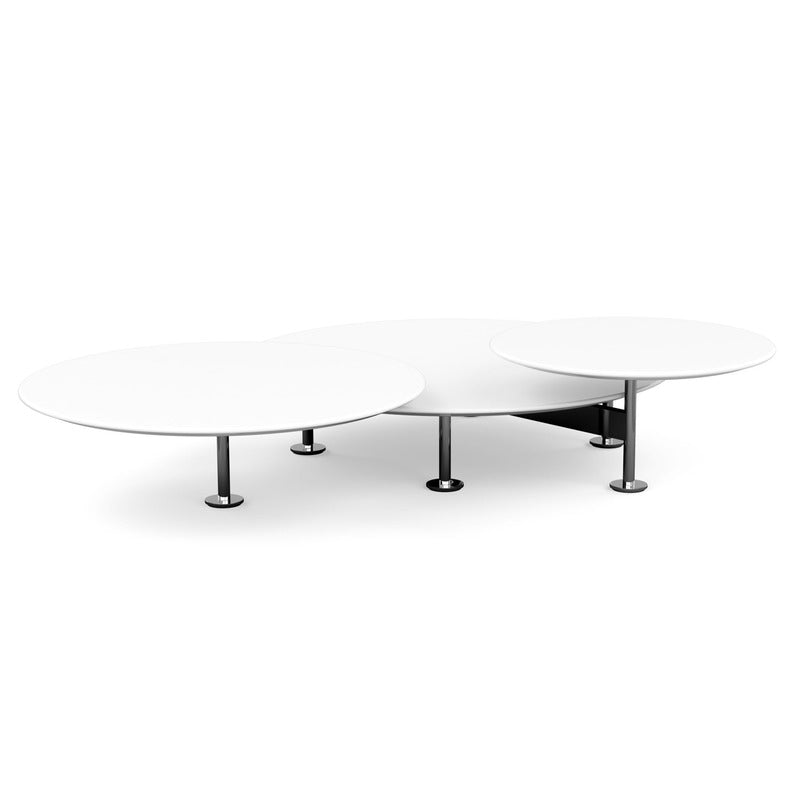 Low Triple Round Grasshopper Table