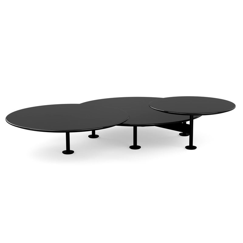 Low Triple Round Grasshopper Table