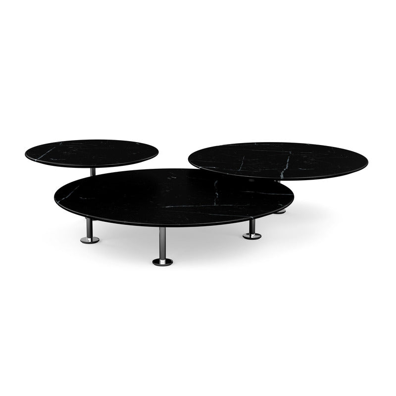 Low Triple Round Grasshopper Table