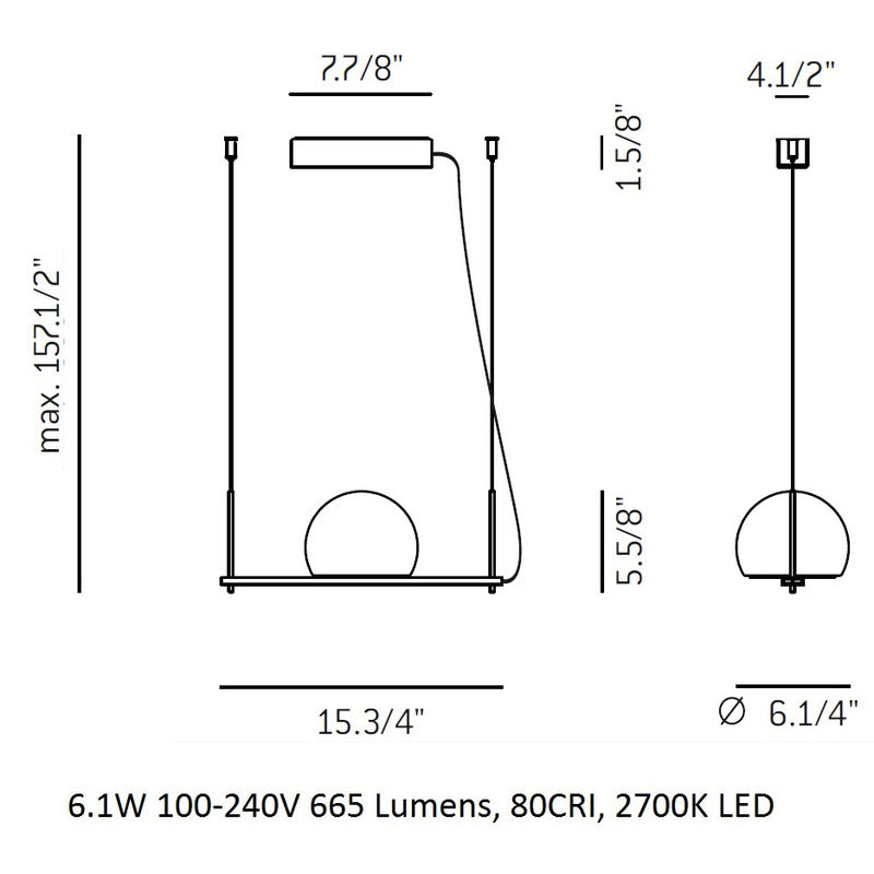 Circ Linear Suspension Light