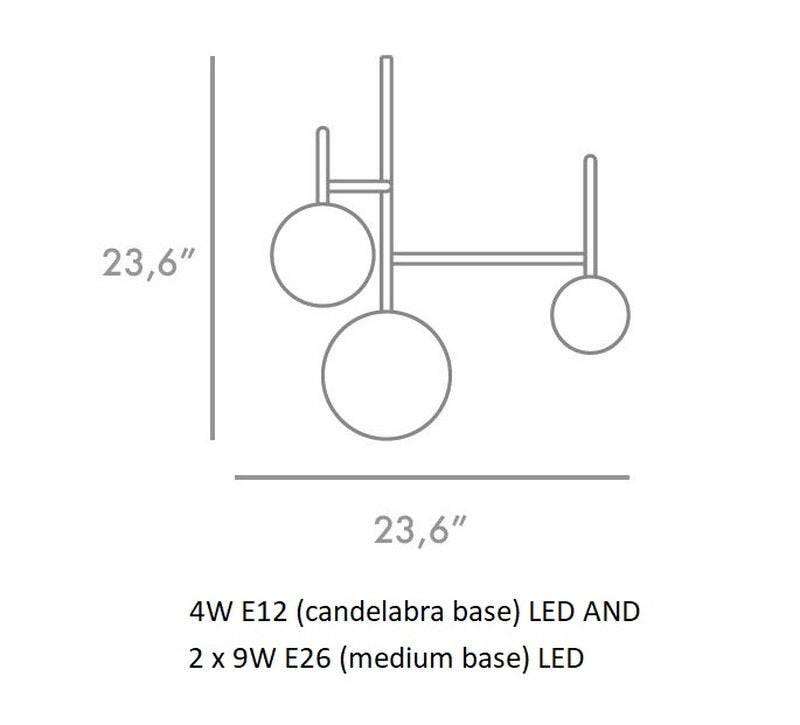 Moon Tiered Pendant Light