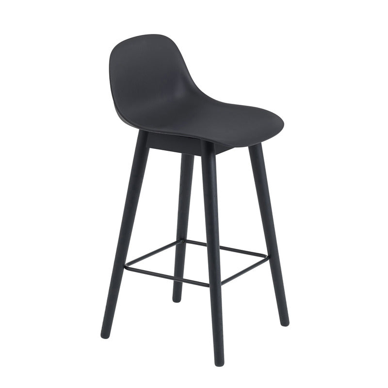 Fiber Stool with Backrest