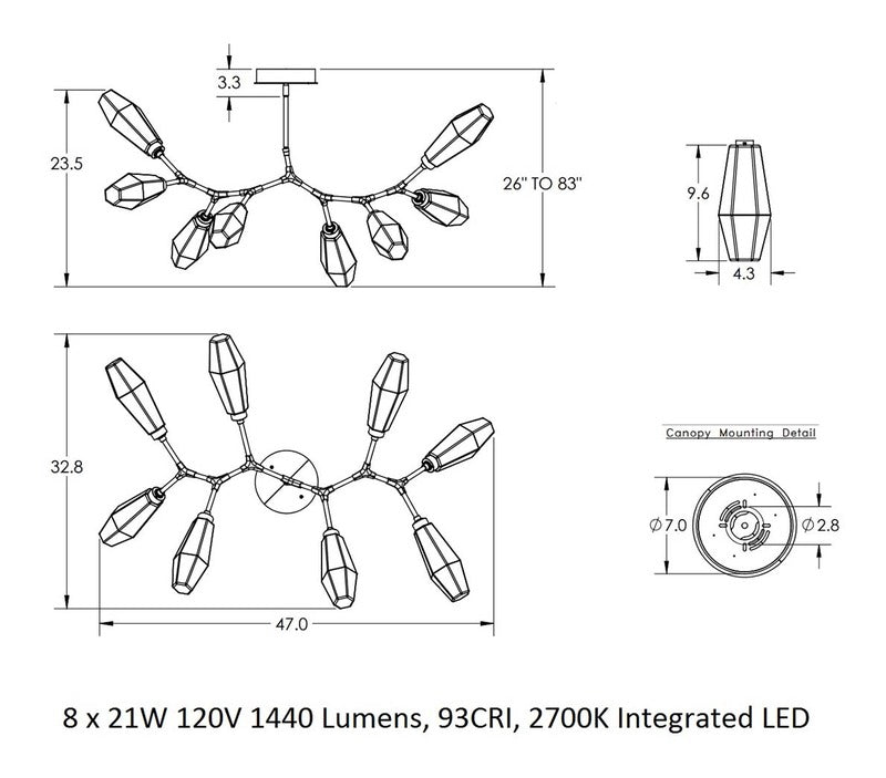 Aalto Modern Branch Chandelier