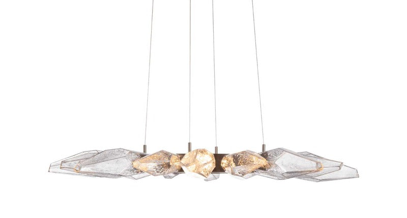 Rock Crystal Radial Ring Chandelier