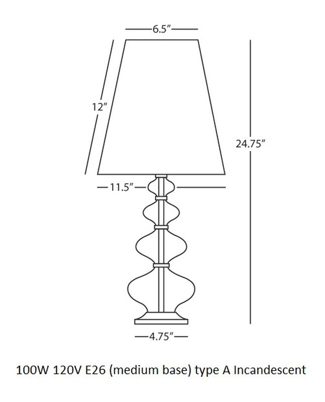 Claridge 677 Table Lamp