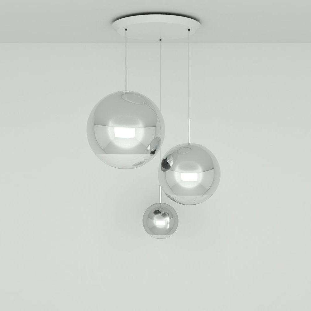 Mirror Ball Trio LED Multi-Light Pendant Light