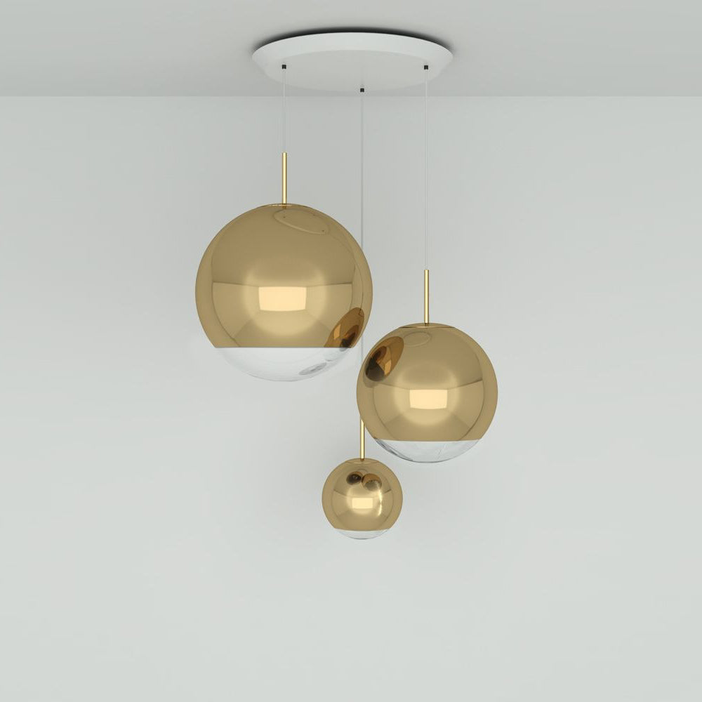 Mirror Ball Trio LED Multi-Light Pendant Light