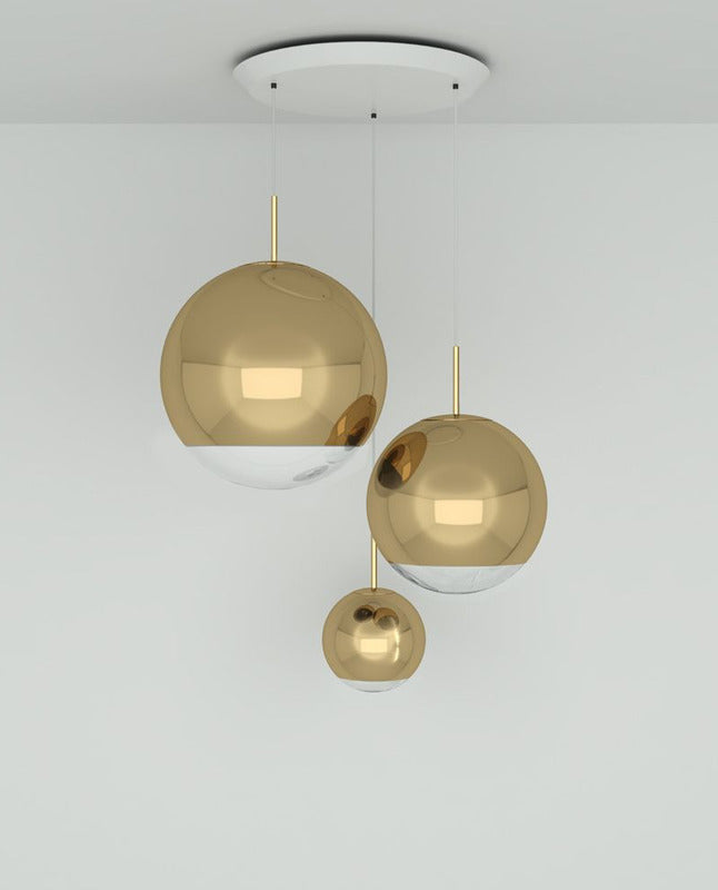 Mirror Ball Trio LED Multi-Light Pendant Light
