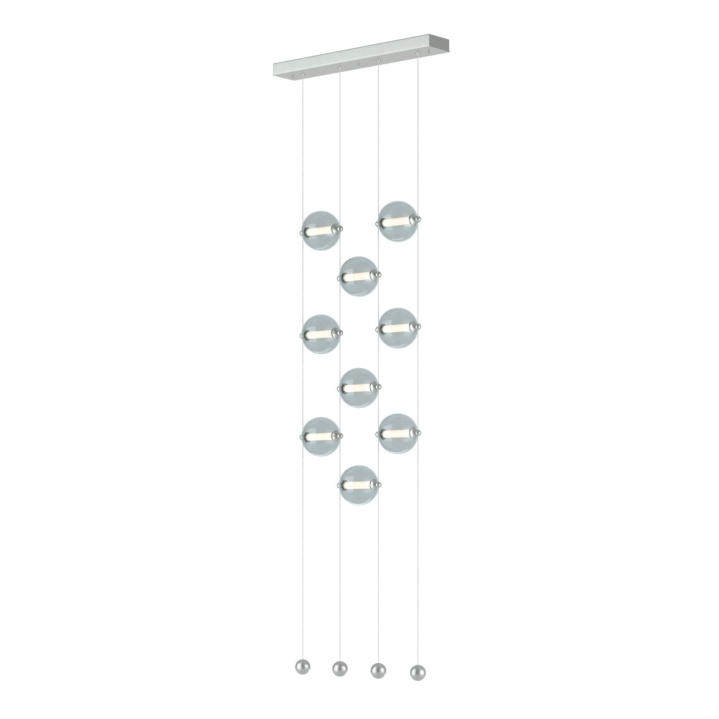 Abacus 9 Light Ceiling-to-Floor LED Pendant Light