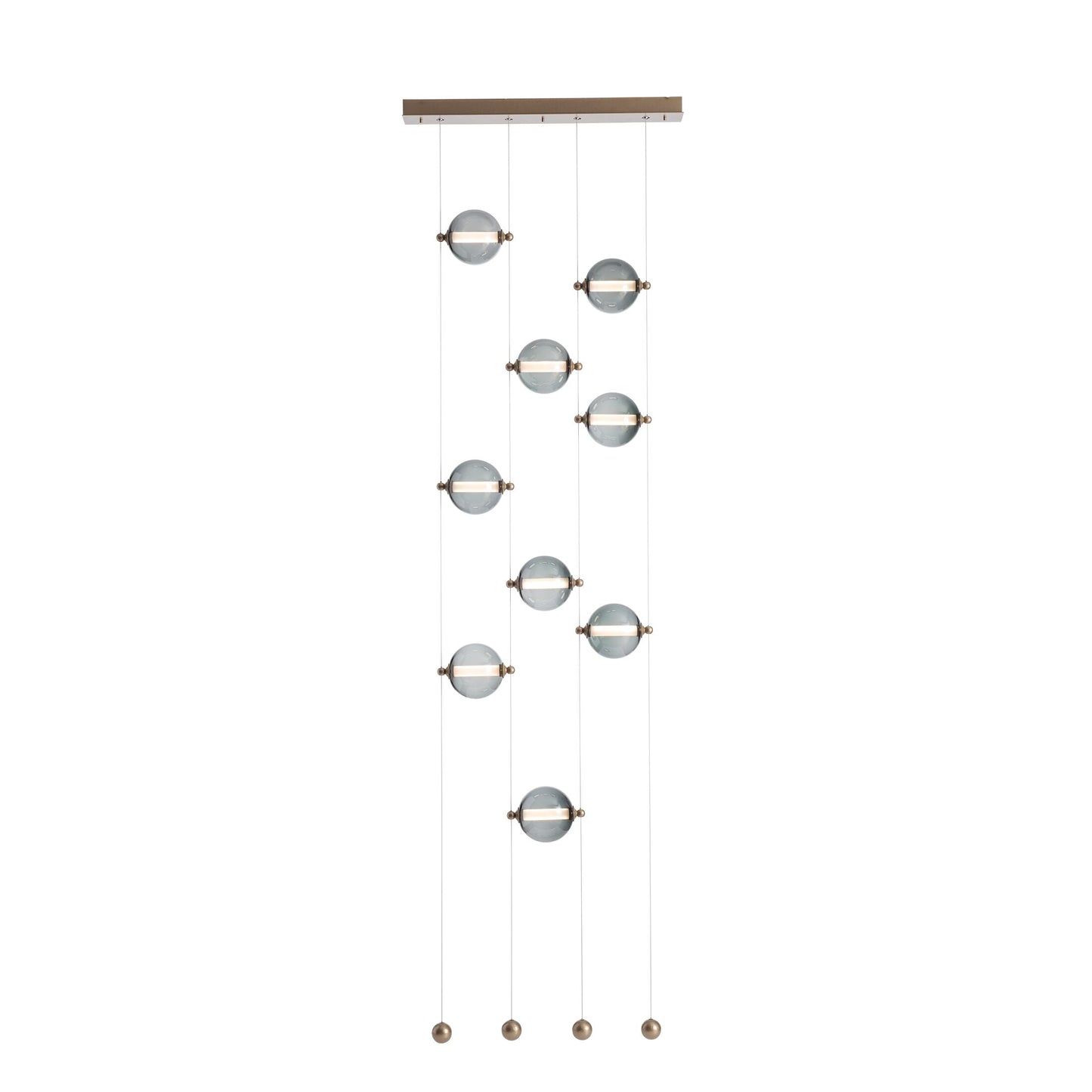 Abacus 9 Light Ceiling-to-Floor LED Pendant Light