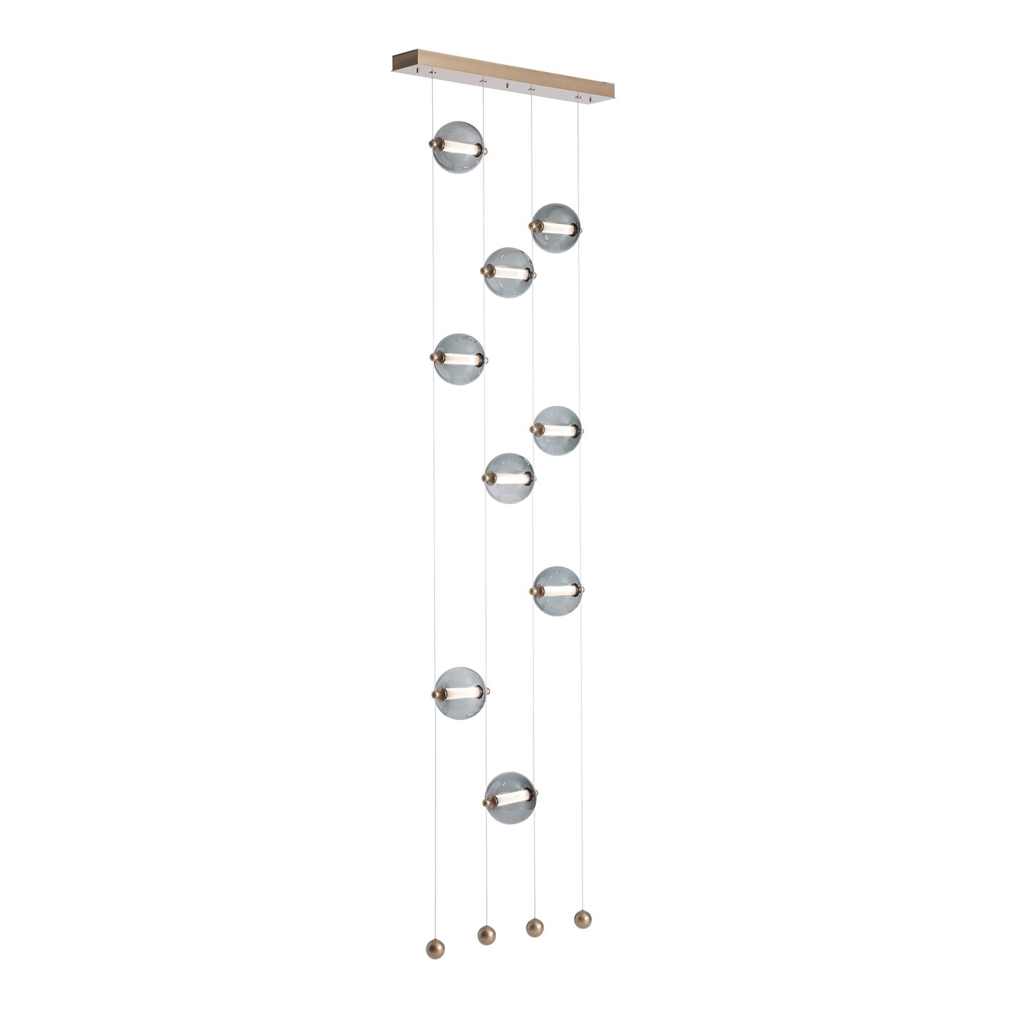 Abacus 9 Light Ceiling-to-Floor LED Pendant Light