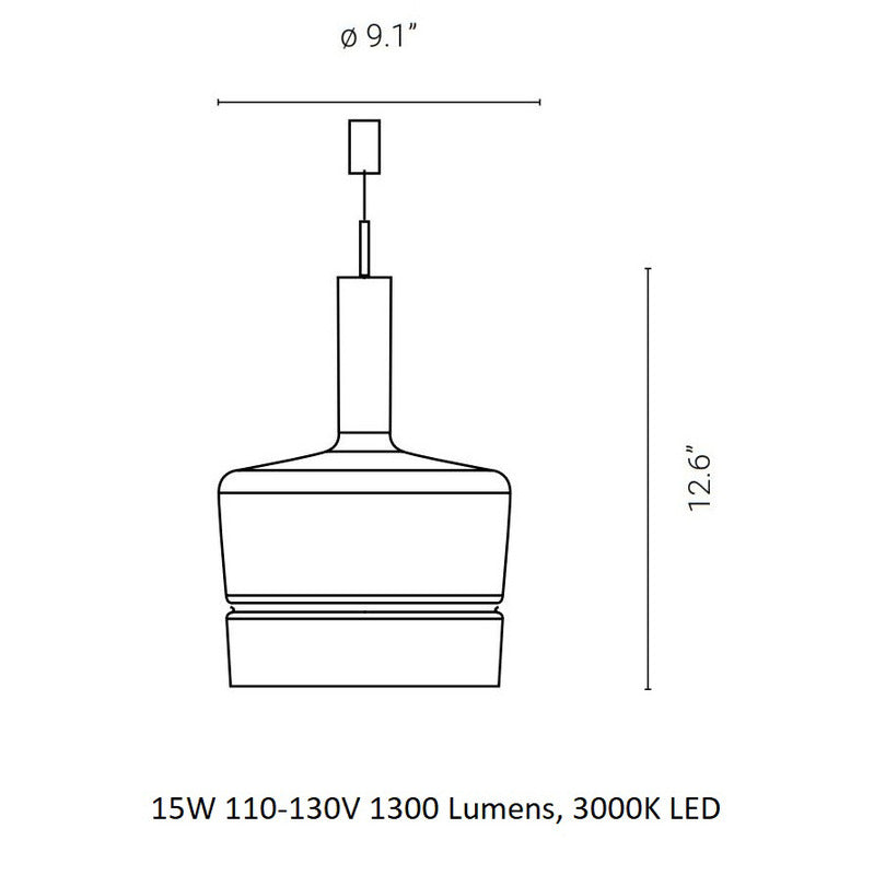 Acorn Outdoor Pendant Light