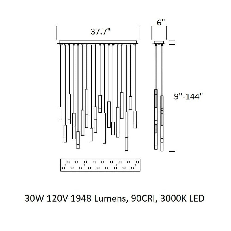 Steelos Linear Pendant Light