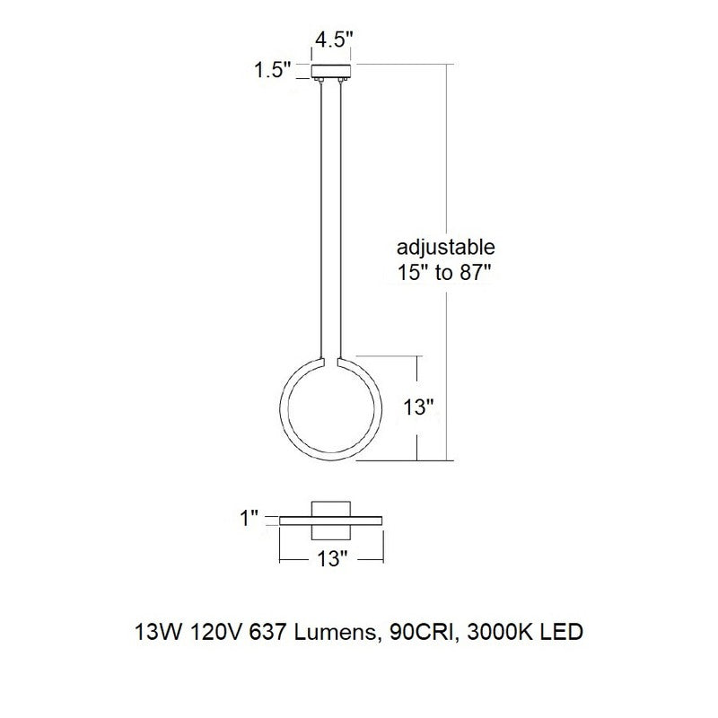 Cirq Pendant Light