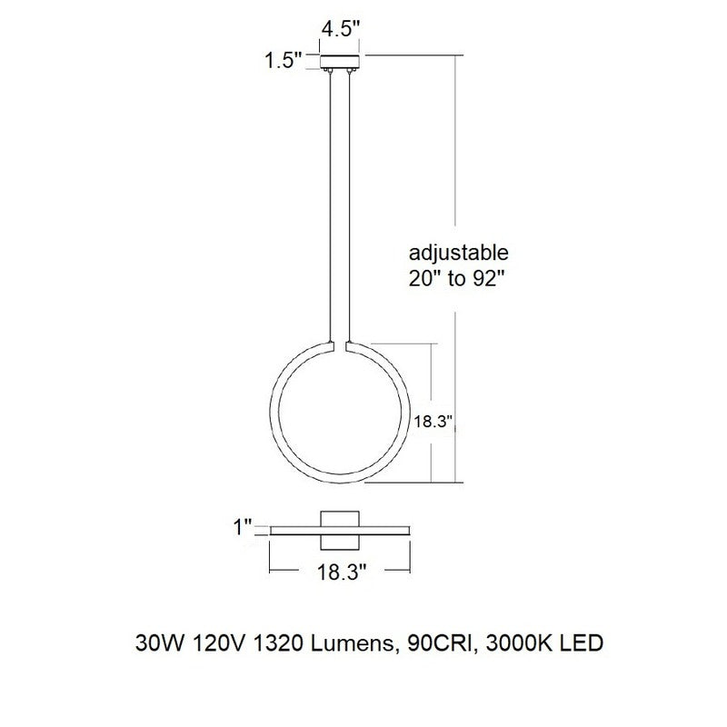 Cirq Pendant Light