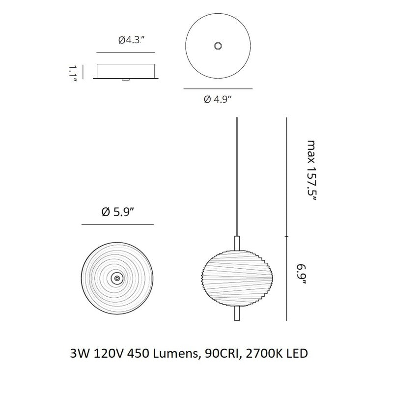 Jefferson Mini Pendant Light