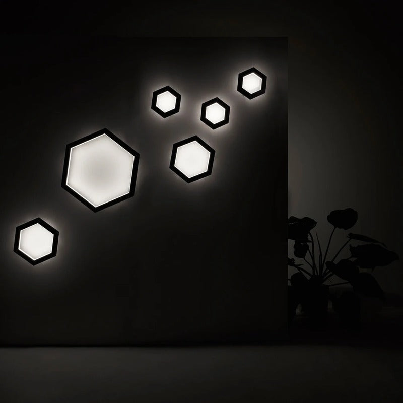 Hexagon LED Wall Sconce