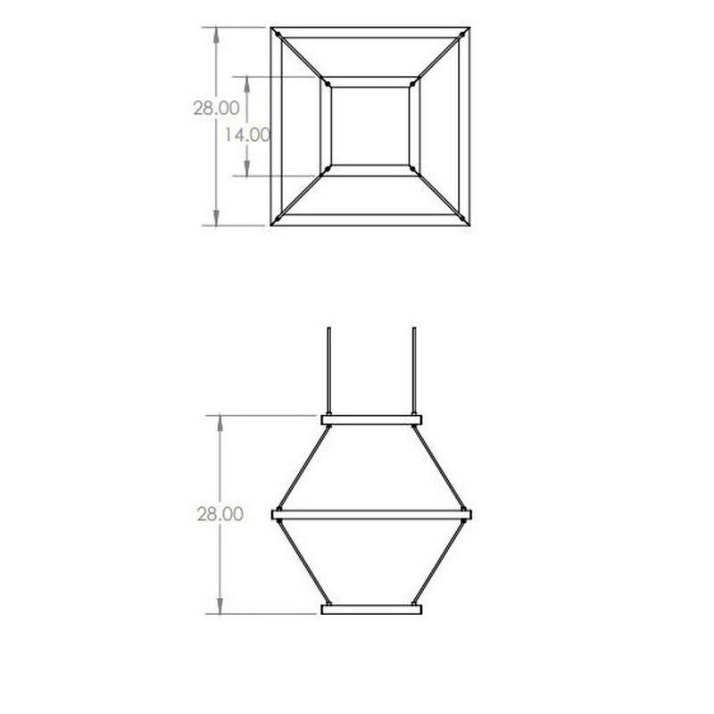 Lantern LED Pendant Light