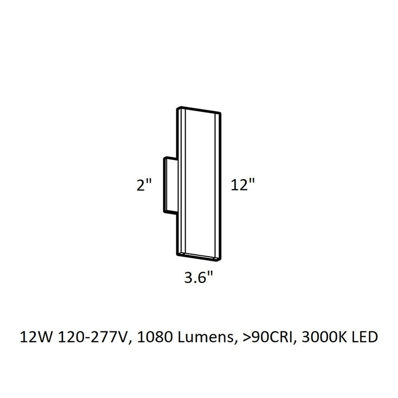 LED Slim Wall Sconce