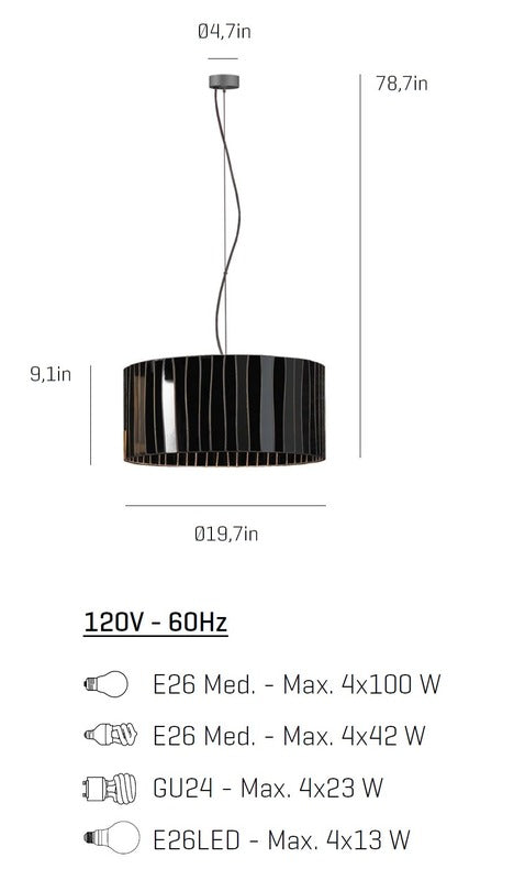 Curvas Pendant Light