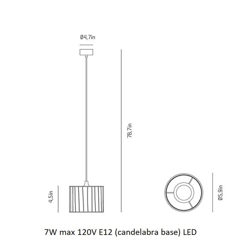 Curvas Pendant Light