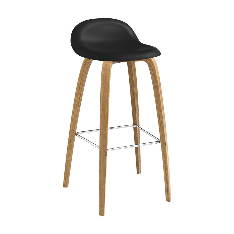 3D Hirek Stool with Wood Base