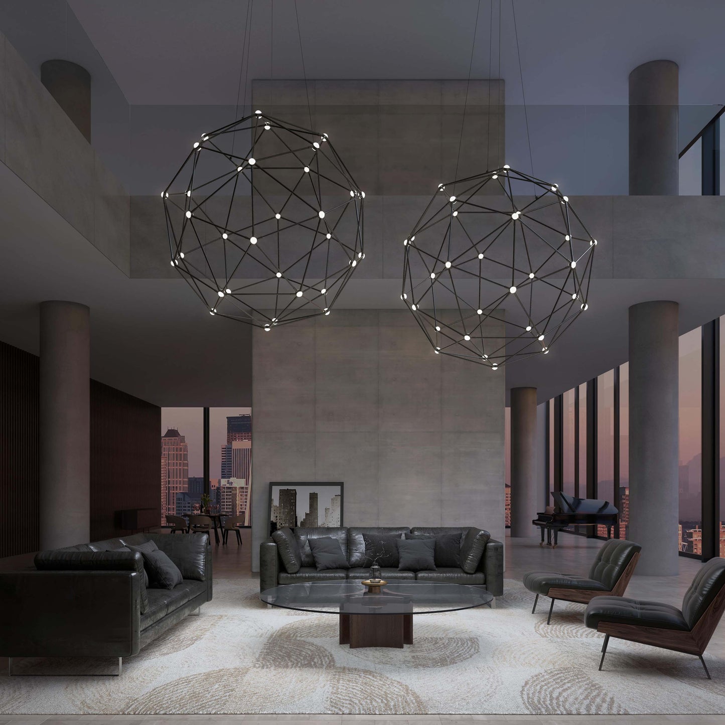 Constellation Hedron LED Pendant Light