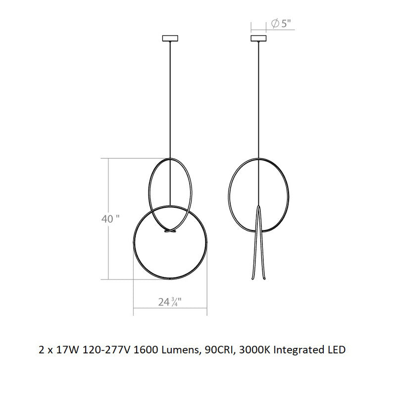 Torc LED Pendant Light