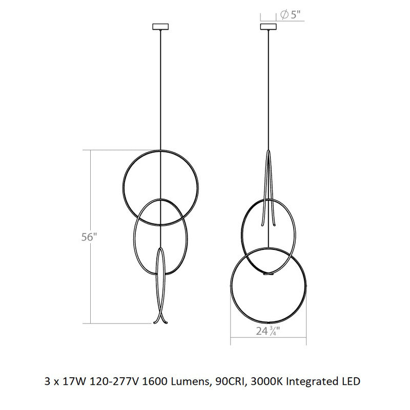 Torc LED Pendant Light