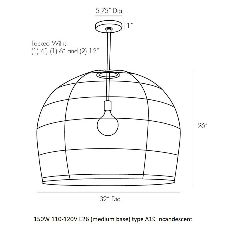 Swami Pendant Light