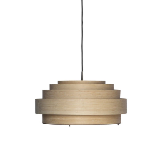 Thin Wood Pendant Light