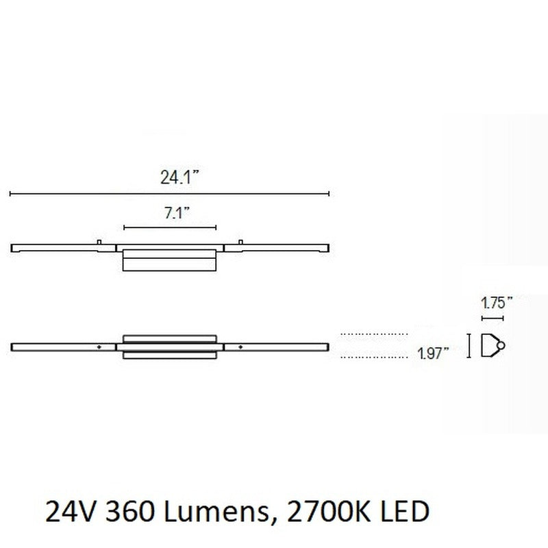 Link Double Reading Wall Light