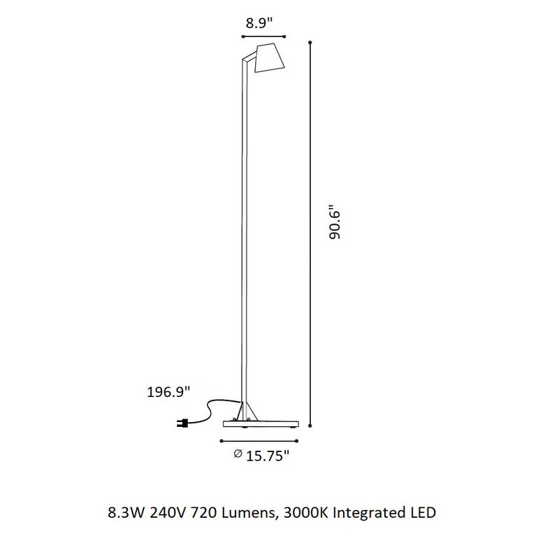 Parker Outdoor LED Floor Lamp