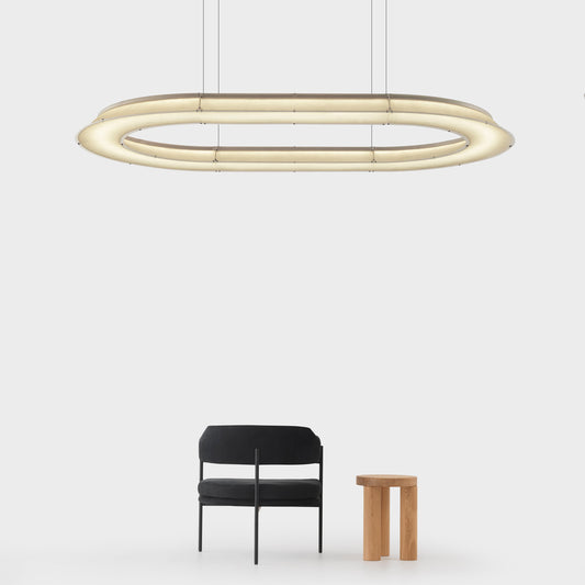 Cast Light Oblong Pendant Light