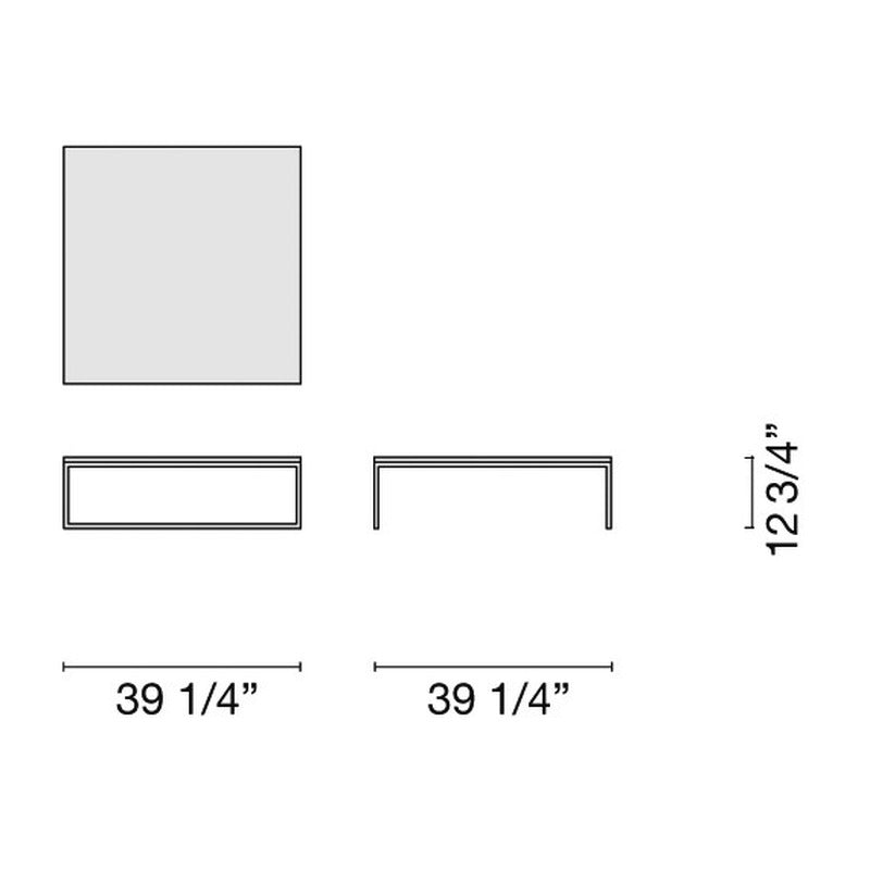 Fronzoni 64 Square Table