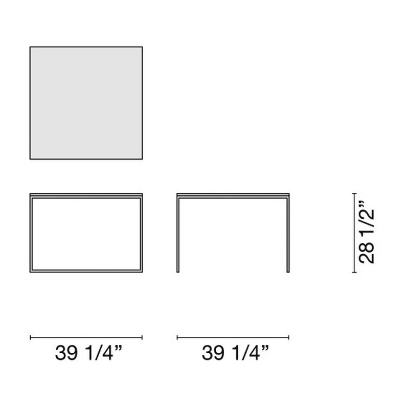 Fronzoni 64 Square Table