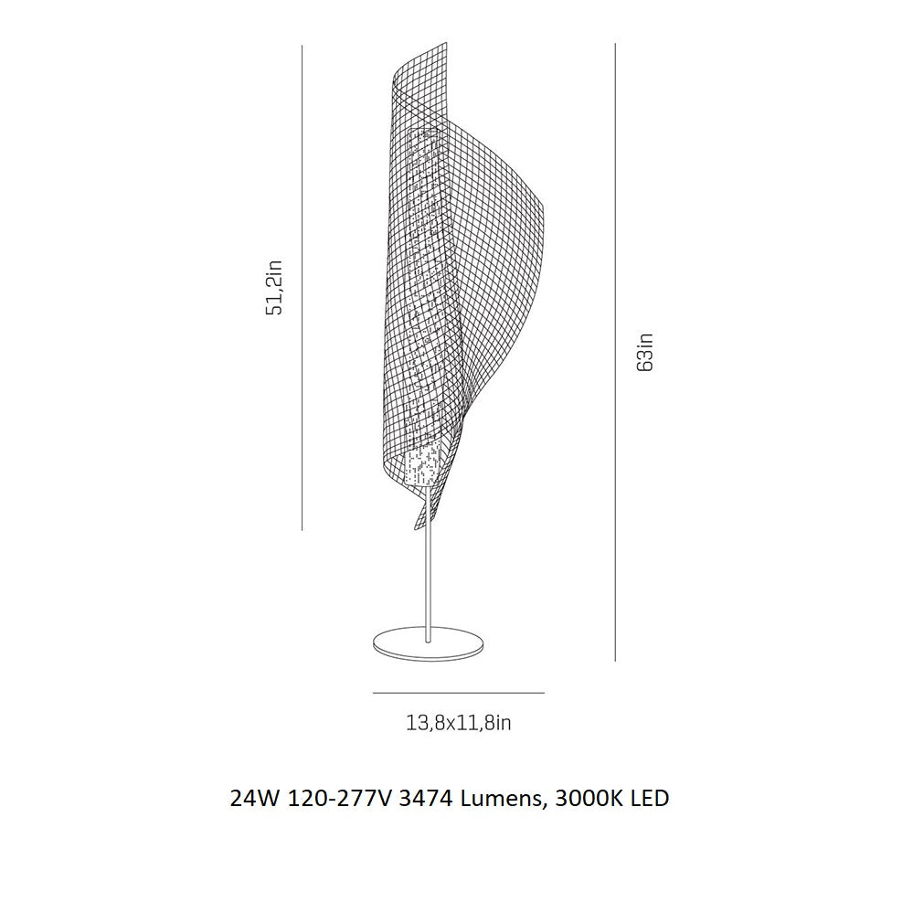 Clara LED Floor Lamp