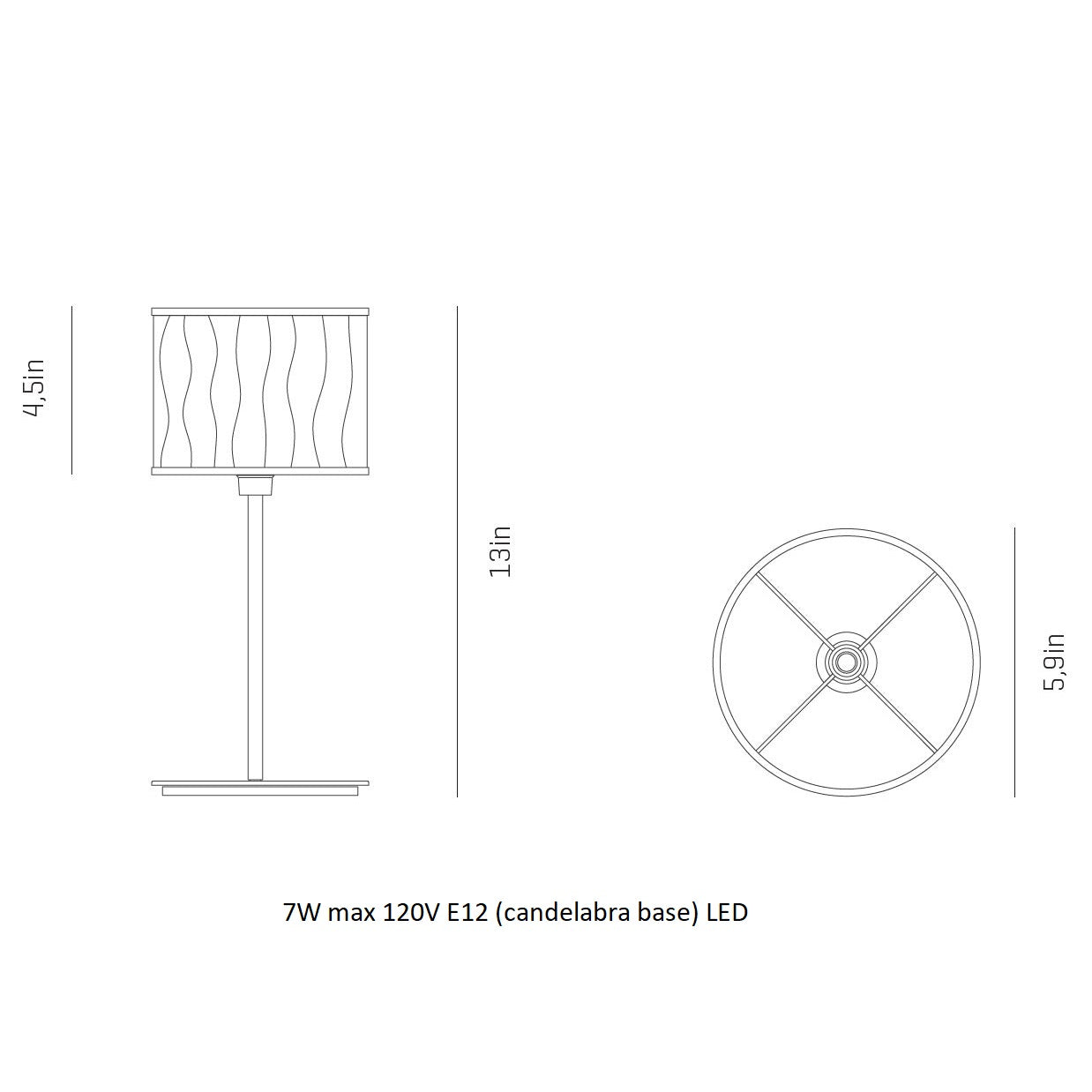 Curvas Table Lamp