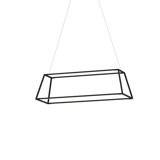 Z-Bar Rise Rectangle Pendant Light