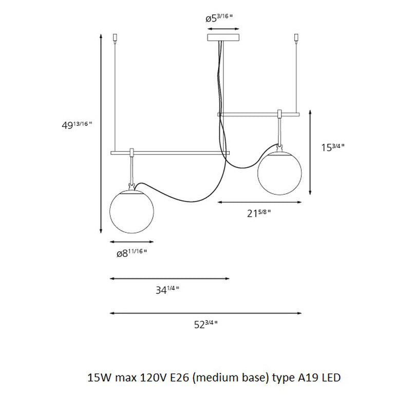 NH S3 Tow Arms Suspension Light